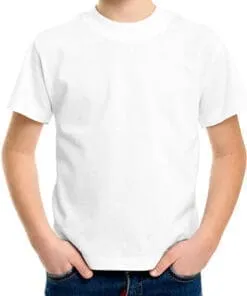 PLAYERA TELA BARCELONA TALLA 12 DE NIÑO PARA SUBLIMAR