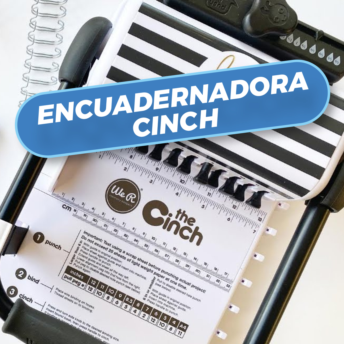 Encuadernadora Cinch BS – Novocolor, S.A.
