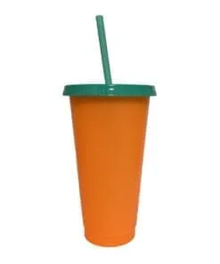 TUMBLER COLOR CHANGE ORANGE DE 24 ONZAS
