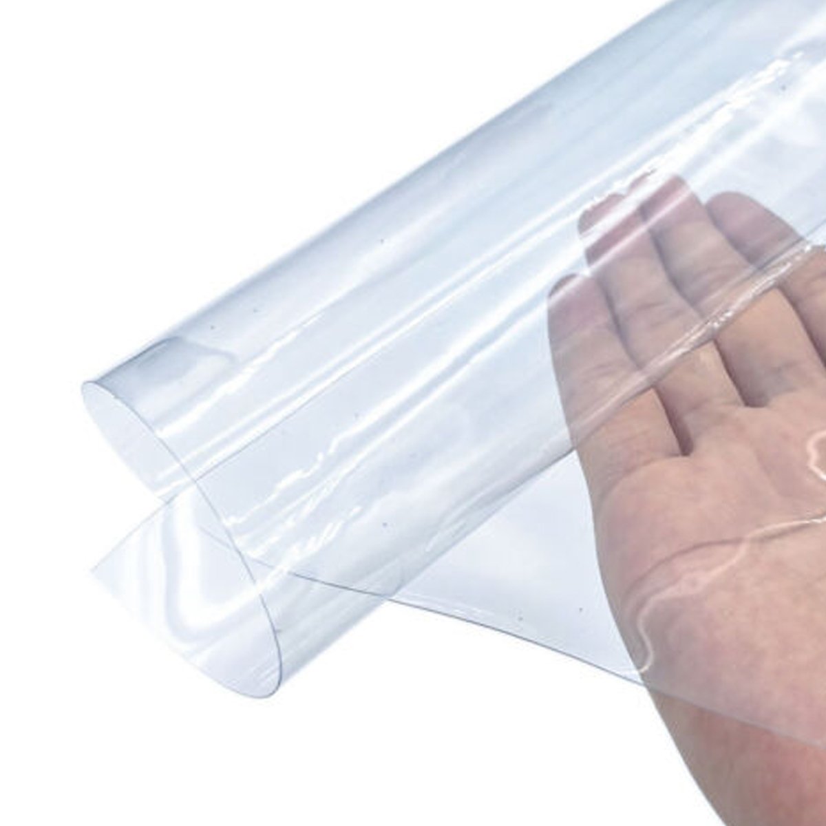 Vidrio, plástico transparente, 0,10 pulgadas, 50 m, con papel