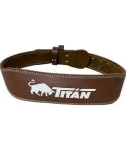 CINTURÓN DE CUERO TITAN COLOR CAFÉ