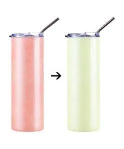 TUMBLER COLOR CHANGING TACTO ROSA A AMARILLO