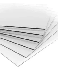 MEDIA PLANCHA DE ACRÍLICO TRANSPARENTE 3MM