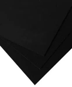 PLANCHA DE POLIESTIRENO NEGRO DE 2MM DE 1.22MTS X 2.44MTS