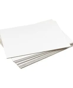 PLANCHA DE CARTÓN CARA BLANCA 5MM