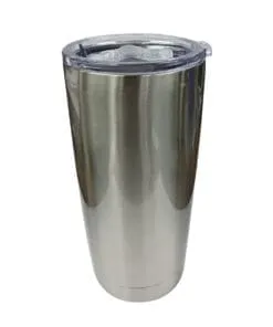 TUMBLER DE 20 ONZAS COLOR PLATEADO