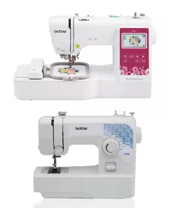 COMBO MAQUINA DE BORDAR PE545 + MAQUINA DE COSER JS60