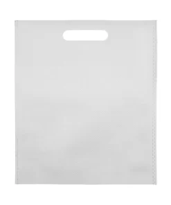 BOLSA TROQUELADA FUELLE MEDIANA COLOR BLANCO