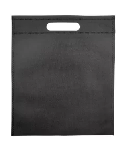 BOLSA TROQUELADA FUELLE MEDIANA COLOR NEGRO