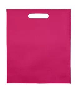 BOLSA TROQUELADA FUELLE MEDIANA COLOR ROSADO