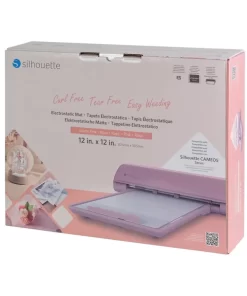 MAT ELECTROSTATICO COLOR ROSADO DE 12" X 12" PULGADAS