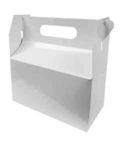 CAJA CON ASA SUBLIMABLE BLANCA PARA REGALO
