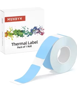 ROLLO DE ETIQUETA TERMICA MINI AZUL