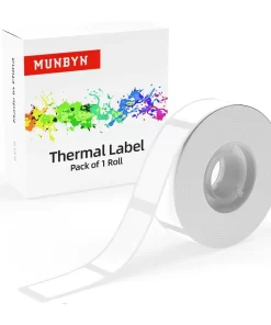 ROLLO DE ETIQUETA TERMICA MINI BLANCA