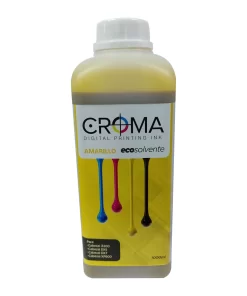 LITRO DE TINTA ECOSOLVENTE CROMA COLOR AMARILLO
