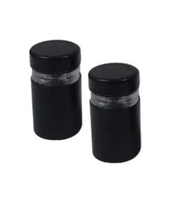 SEPARADOR DE VIDRIO COLOR NEGRO DE 12MM X 22MM