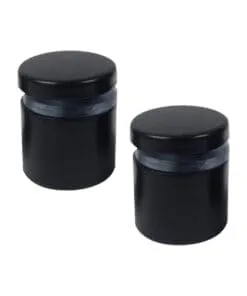 SEPARADOR DE VIDRIO COLOR NEGRO DE 25MM X 30MM