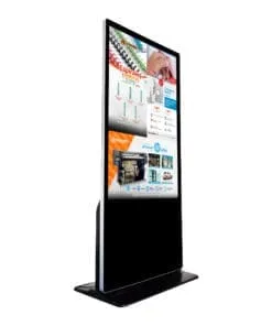 TOTEM CON PANTALLA PARA SEÑALIZACION DIGITAL DE 43" PULGADAS SISTEMA ANDROID
