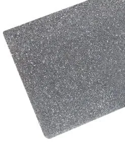 MINI PLANCHA DE ACRÍLICO GLITTER PLATEADO