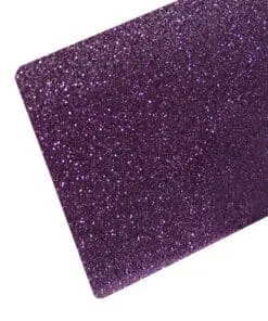 MINI PLANCHA DE ACRÍLICO GLITTER MORADO