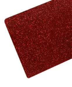 MINI PLANCHA DE ACRÍLICO GLITTER ROJO
