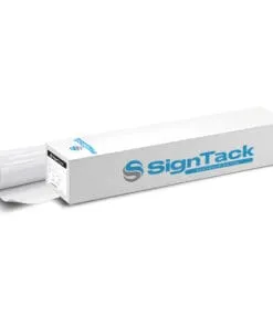 VINIL BLANCO BRILLANTE SIGNTACK FONDO GRIS DE 1.52MTS X 50MTS