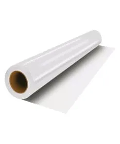 ROLLO DE PET FILM BLANCO PARA TRANSFER DTF UV DE 60CMS X 100METROS
