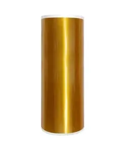 ROLLO DE PET FILM DORADO PARA TRANSFER DTF UV DE 30CMS X 100METROS