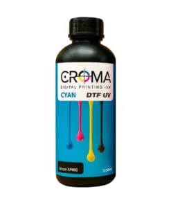 LITRO DE TINTA PARA DTF UV CROMA COLOR CYAN
