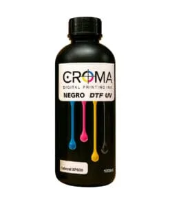 LITRO DE TINTA PARA DTF UV CROMA COLOR NEGRO