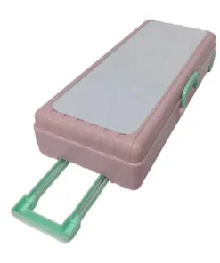 ESTUCHE ESCOLAR COLOR ROSADO EN FORMA DE MALETA