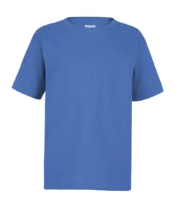 PLAYERA DE ALGODON NIÑO COLOR CELESTE TALLA S 4 AÑOS