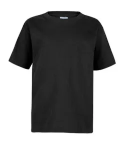 PLAYERA DE ALGODON NIÑO COLOR NEGRO TALLA S 4 AÑOS
