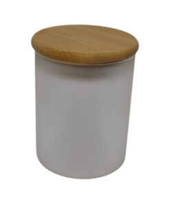 FRASCO SUBLIMABLE NEVADO DECORATIVO PARA VELADORAS