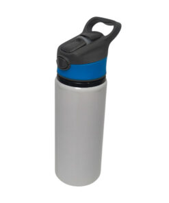 PACHON DE ALUMINIO BLANCO CON TAPA GRIS CON CELESTE