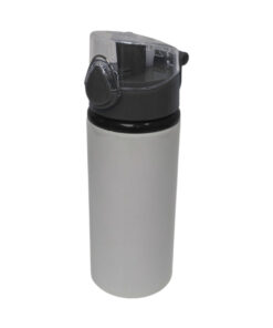 PACHON DE ALUMINIO BLANCO CON TAPA NEGRA Y PROTECTOR TRANSPARENTE