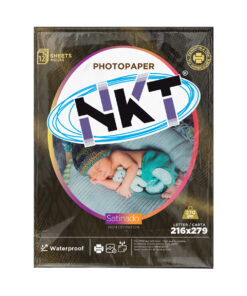 PAQUETE DE 12 HOJAS FOTO SATINADO NKT