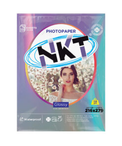PAQUETE DE 50 HOJAS FOTO BRILLANTE NKT 115 GRAMOS