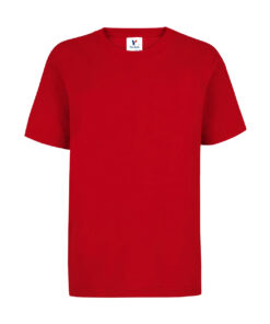 PLAYERA DE ALGODON NIÑO COLOR ROJO TALLA S 4 AÑOS