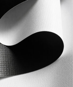 LONA MATE NOVO-FLEX FONDO NEGRO DE 13 ONZAS DE 3.20 MTS X 50MTS