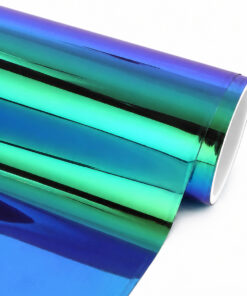 VINIL HOLOGRAPHIC OPAL PEACOCK BLUE DE 12" PULGADAS X 1.52MTS