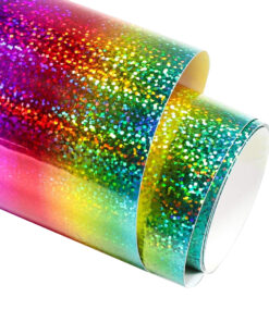 VINIL HOLOGRAPHIC RAINBOW SPARKLE DE 12" PULGADAS X 1.52MTS