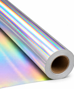 VINIL DE IMPRESION HOLOGRAFICO SILVER DE 1.27MTS X 30MTS
