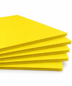 PLANCHA DE COROPLAST AMARILLO DE 4MM