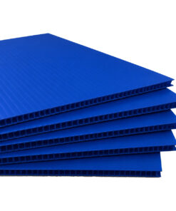 PLANCHA DE COROPLAST AZUL DE 4MM