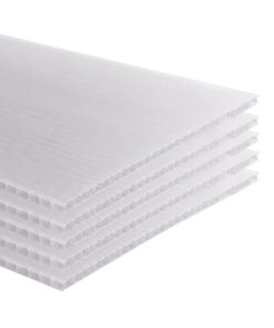 PLANCHA DE COROPLAST TRANSPARENTE DE 4MM