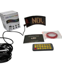 RÓTULO LED FLEXIBLE DIGITAL DE 16X32 MATRIZ PROGRAMABLE