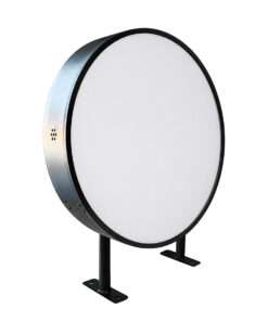 CAJA DE LUZ DOBLE REDONDA DE 80CMS