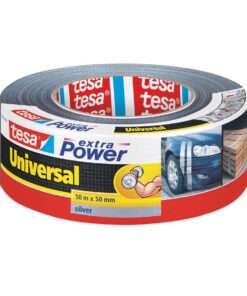 CINTA DE DUCTO UNIVERSAL COLOR GRIS DE 50MM X 50MTS