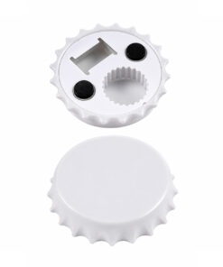 DESTAPADOR PLASTICO MAGNETICO COLOR BLANCO